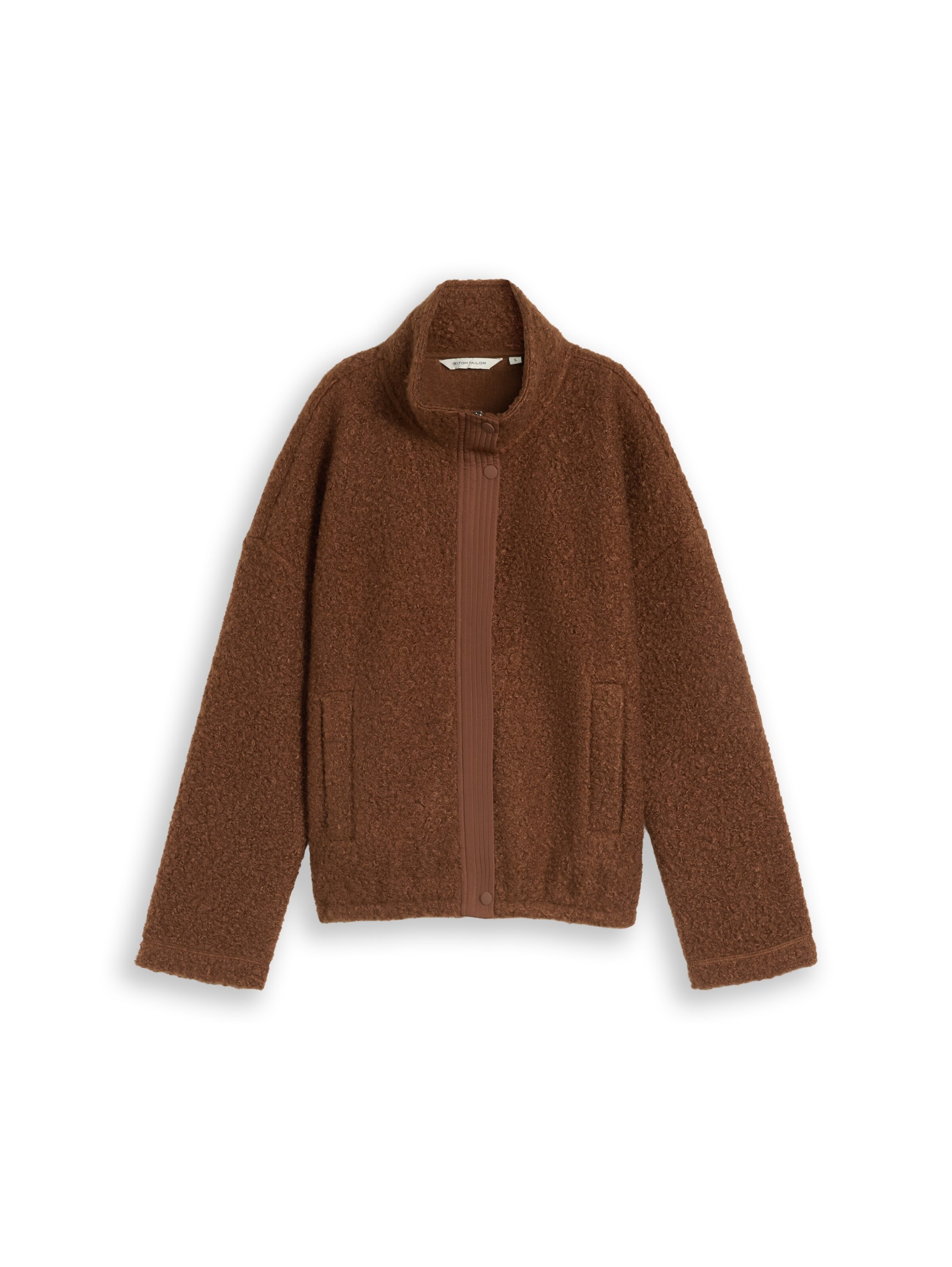 TOM TAILOR - Chaqueta de entretiempo en marrón: frente