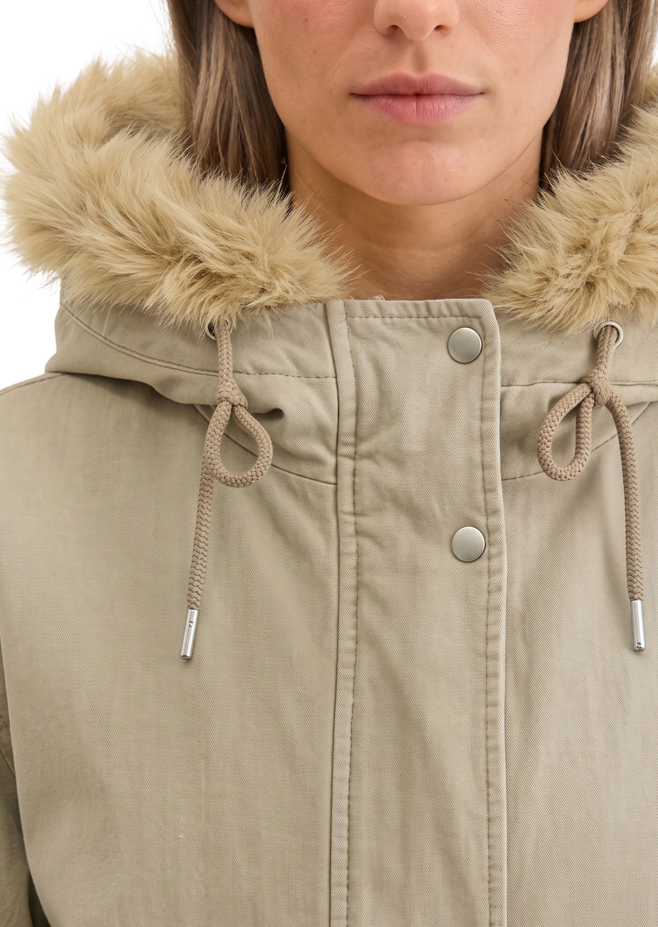 Marc O'Polo Tussenmantel in Beige: voorkant