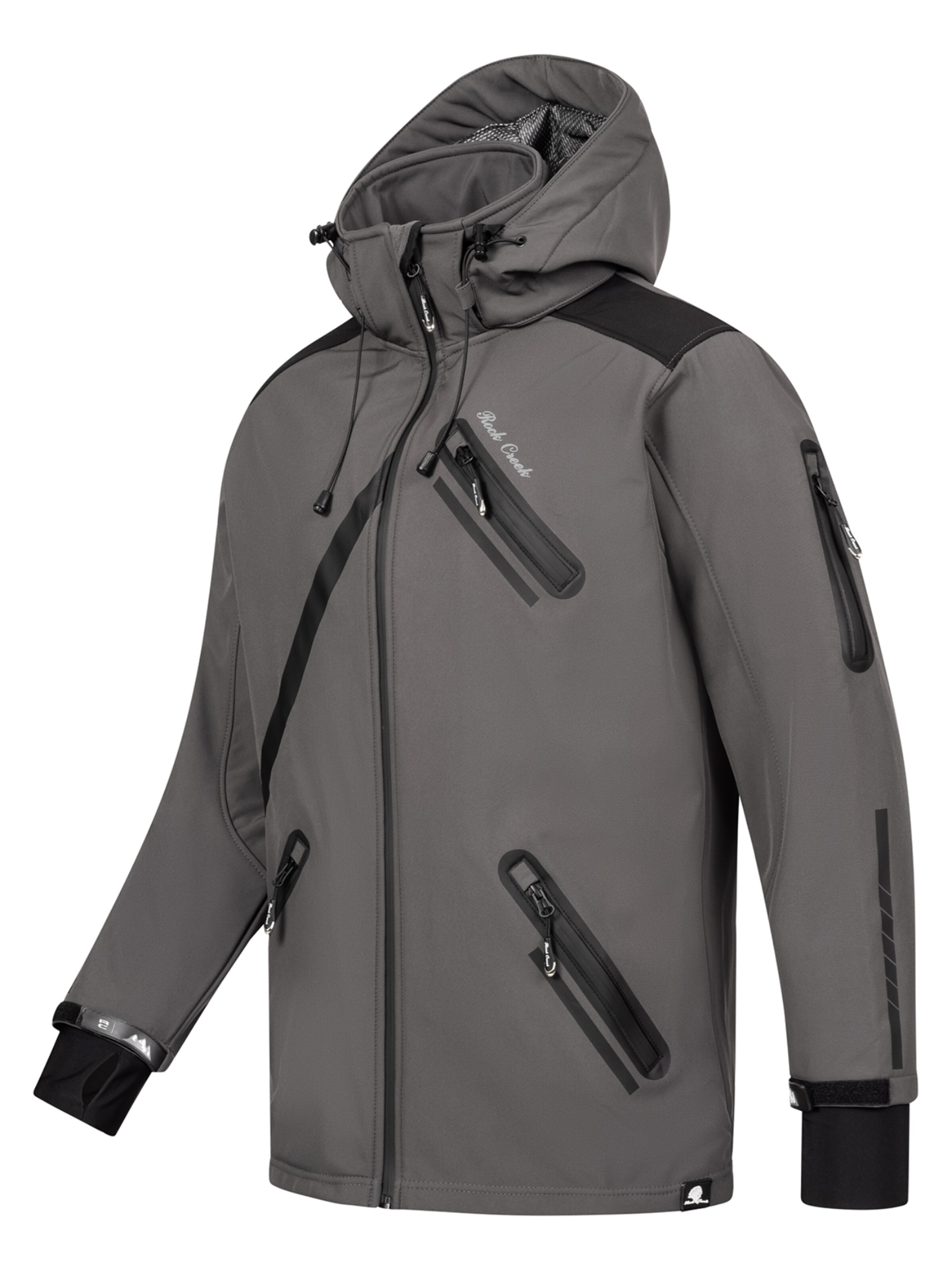 Rock Creek Outdoorjacke in Grau