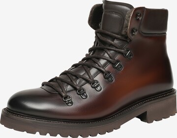 Henry Stevens Lace-Up Boots ' Barkley HB2 ' in Brown: front