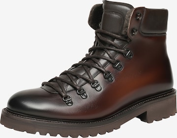 Henry Stevens Lace-Up Boots ' Barkley HB2 ' in Brown: front