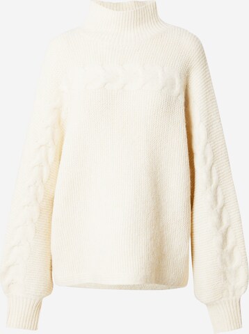 TOPSHOP Sweater in Beige: front