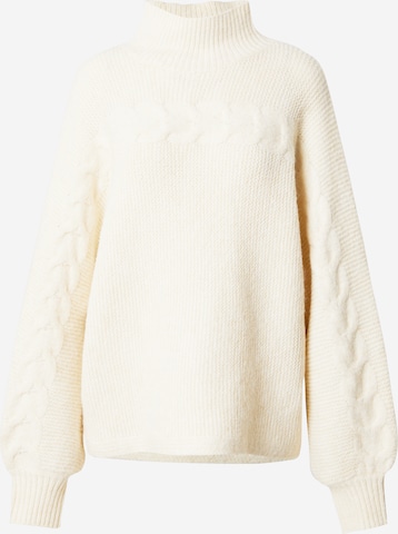 Pull-over TOPSHOP en beige : devant