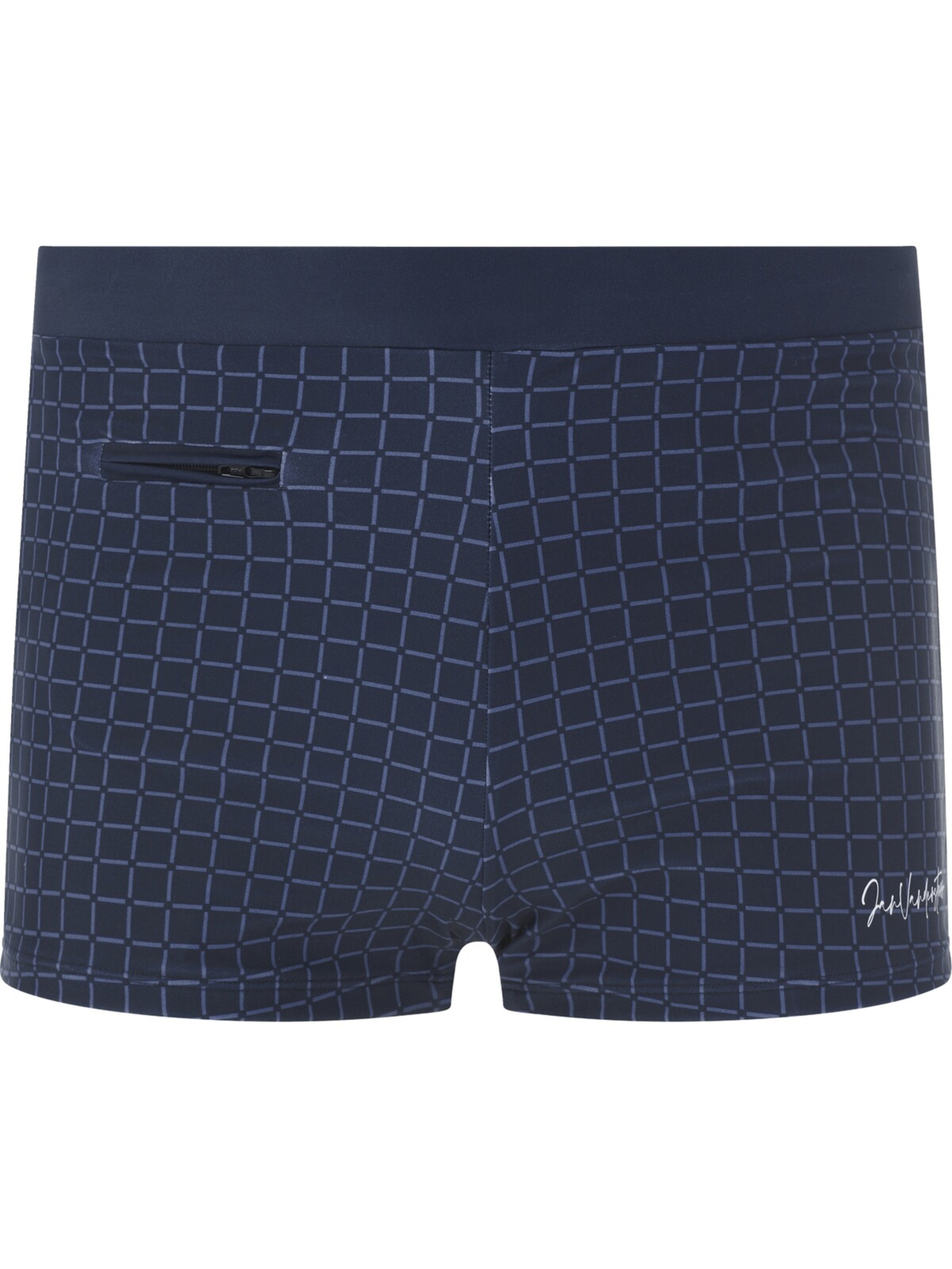 Jan Vanderstorm Badehose 'Aalebor' in Blau: Vorderseite