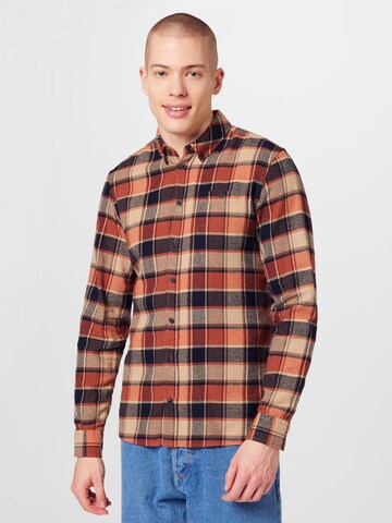 BLEND Regular fit Button Up Shirt in Red: front