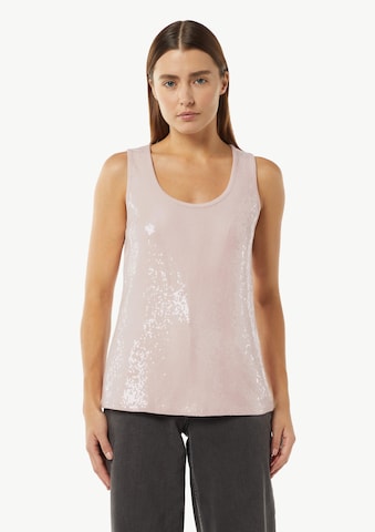 COMMA Top in Roze: voorkant