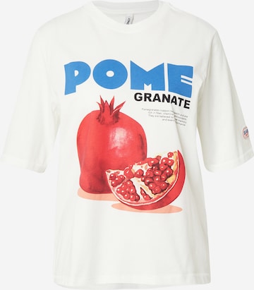 T-shirt 'ONLPHOEBE' ONLY en blanc : devant