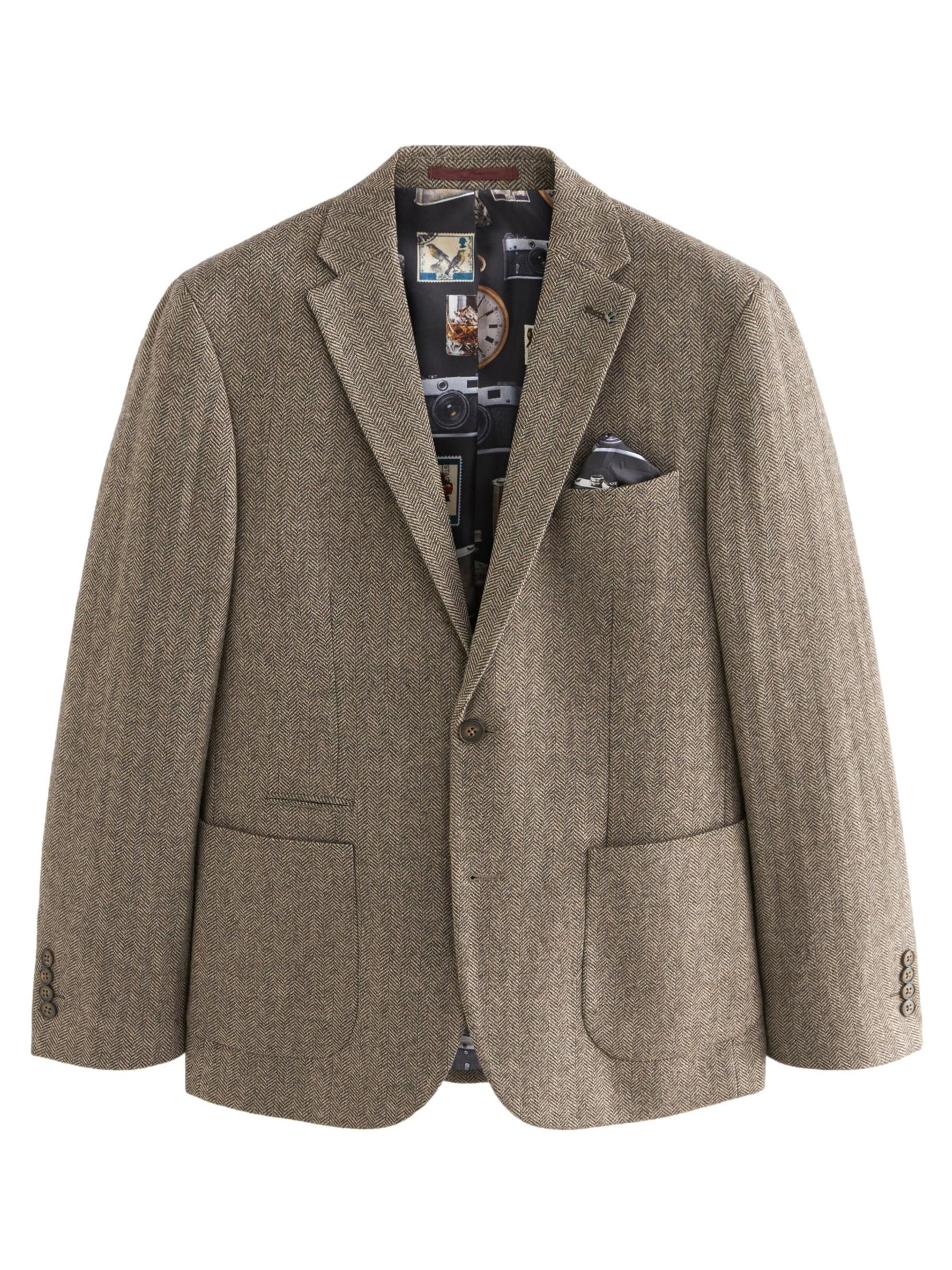 Next Slim Fit Pikkutakki värissä harmaa: etupuoli