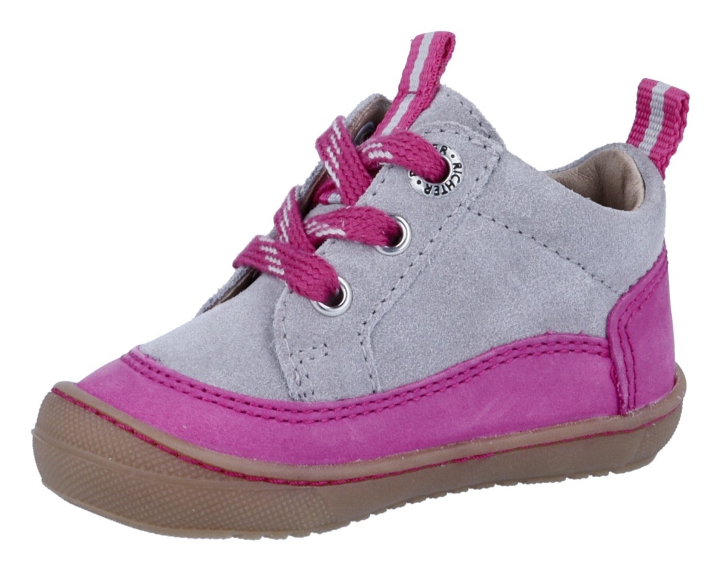 Richter Schuhe Lauflernschuh in Grau: Vorderseite