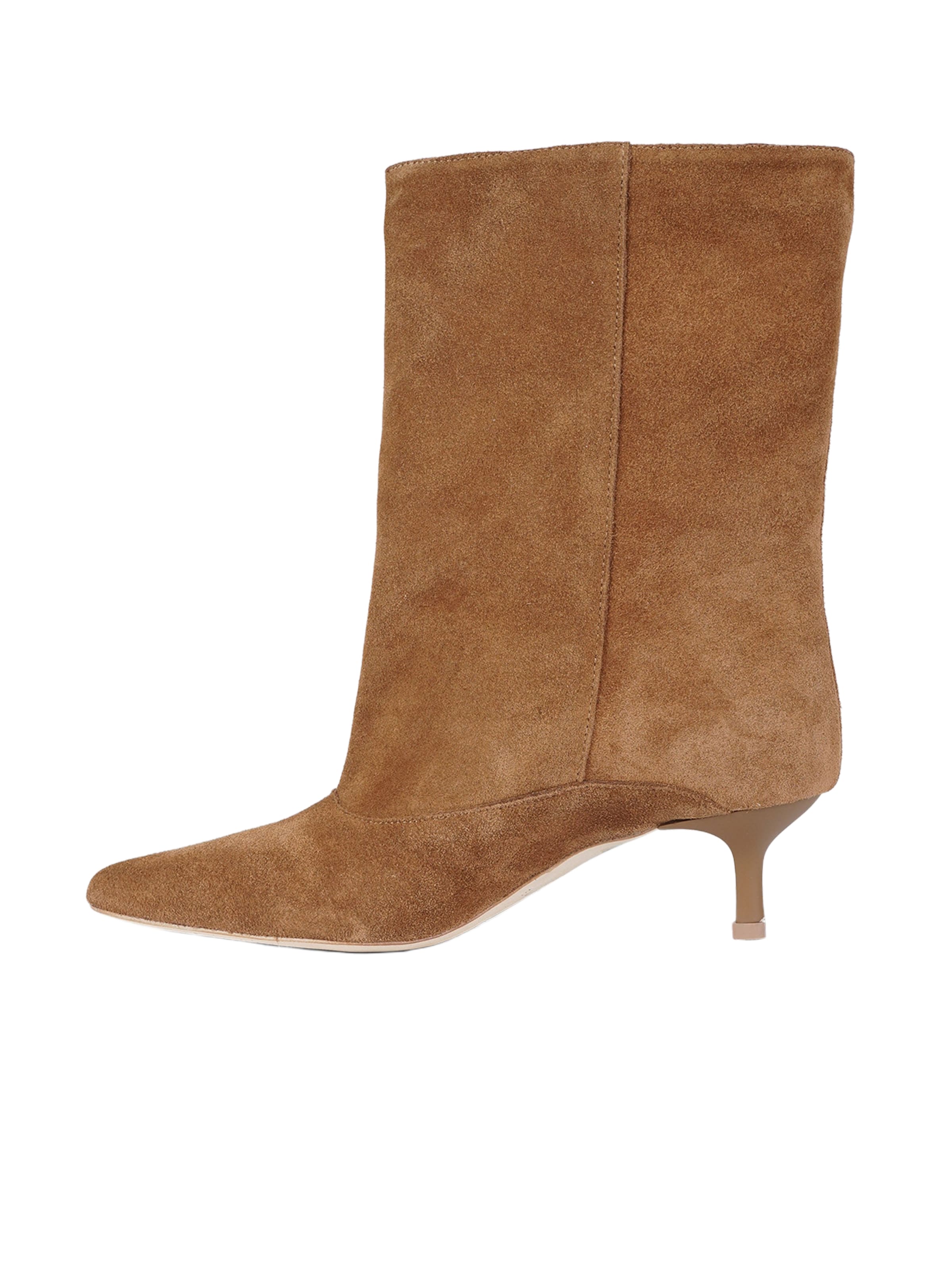 GISEL MOIRE Booties in Brown: front
