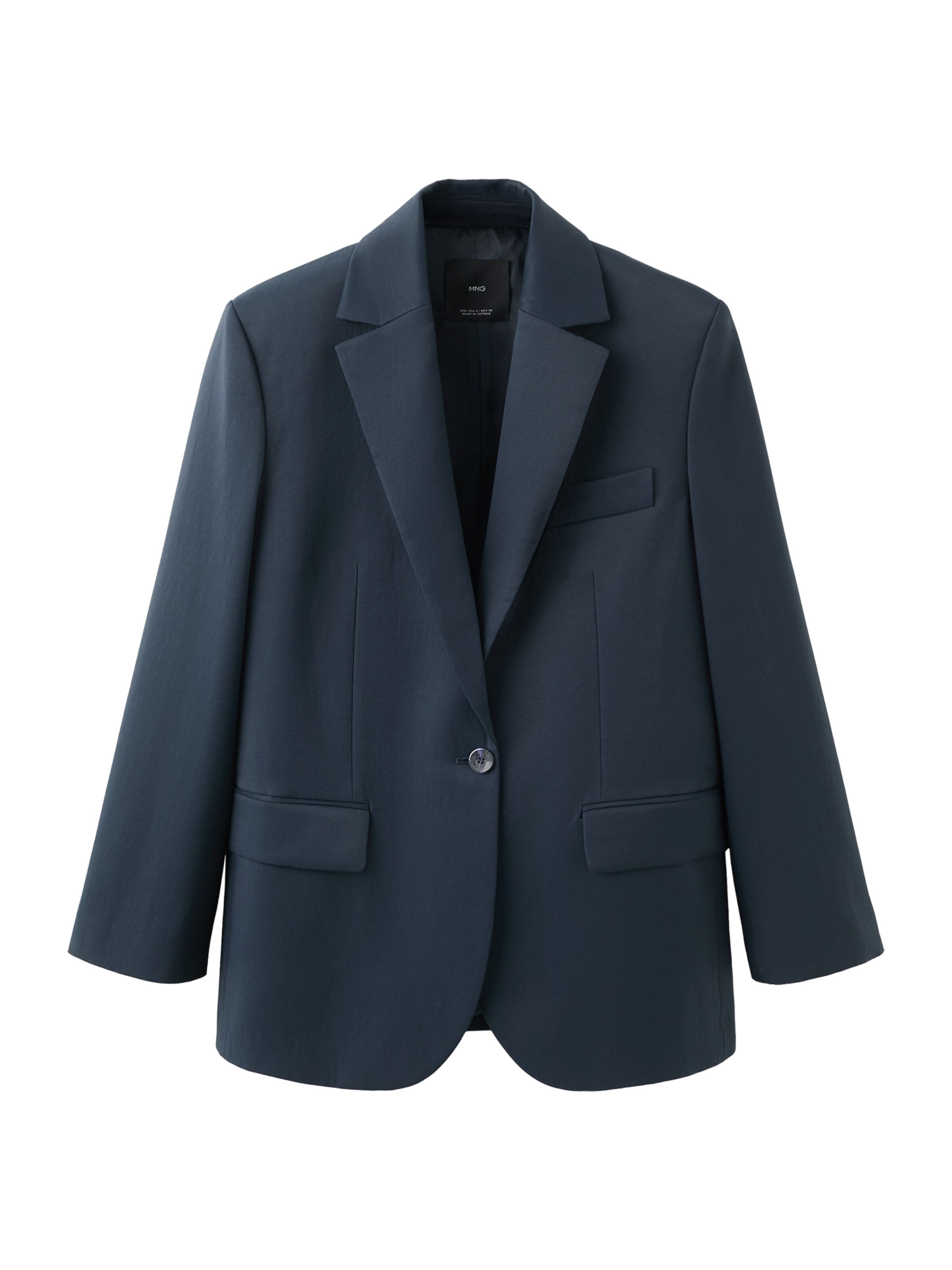 MANGO Blazer 'Malta' | mornarska barva, Prikaz izdelka
