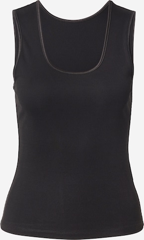 YAS Top 'YASPALOMA' in Schwarz: Vorderseite