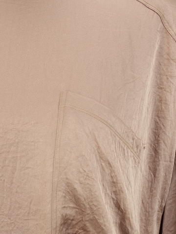 AMERICAN VINTAGE Kjole i overstørrelse 'WIDLAND' i beige