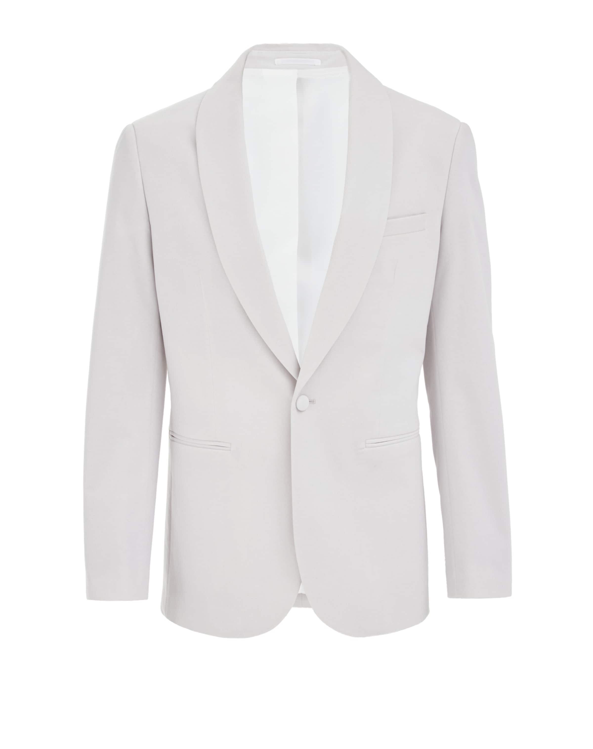 WE Fashion Slim Fit Сако в сиво: отпред