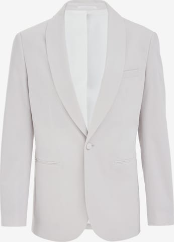 WE Fashion - Ajuste estrecho Chaqueta saco en gris: frente