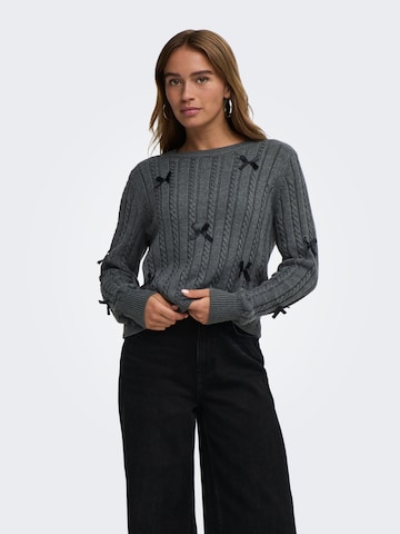 JDY - Jersey 'JDYBOW' en gris: frente
