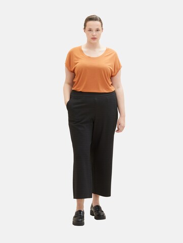 Tom Tailor Women + T-Shirt in Orange