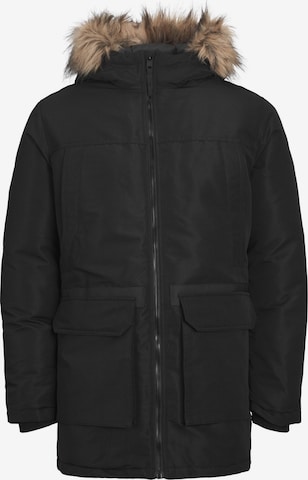 JACK & JONES Parka 'JPRBWing' in Schwarz: Vorderseite