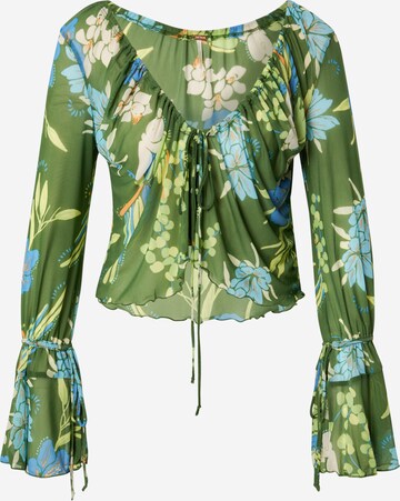 Free People Blouse 'OF PARADISE' in Groen: voorkant