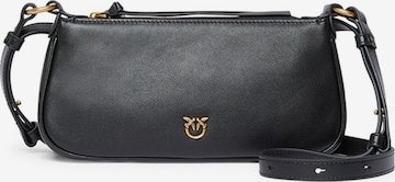 PINKO - Bolso de hombro 'Vitello Morbido' en negro: frente