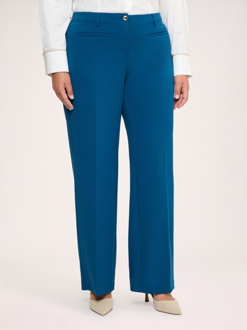 Regular Pantalon Fiorella Rubino en bleu