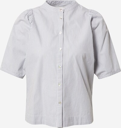 Esmé Studios Bluse 'Vivian' in grau / weiß, Produktansicht