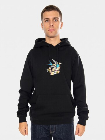 Felpa 'Sommer Sparrow Front Black' di Santa Cruz in nero