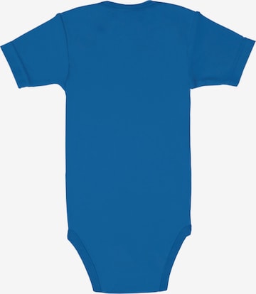 LOGOSHIRT Baby-Body 'Krümelmonster' in Blau
