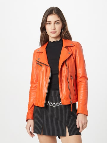 OAKWOOD Between-Season Jacket 'CLIPS' in Orange: front