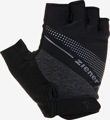 ZIENER Athletic Gloves in Black: front