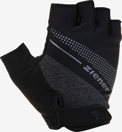 ZIENER Athletic Gloves in Grey / Black, Item view