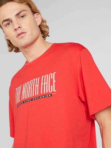 THE NORTH FACE T-Shirt 'EST 1966' in Rot