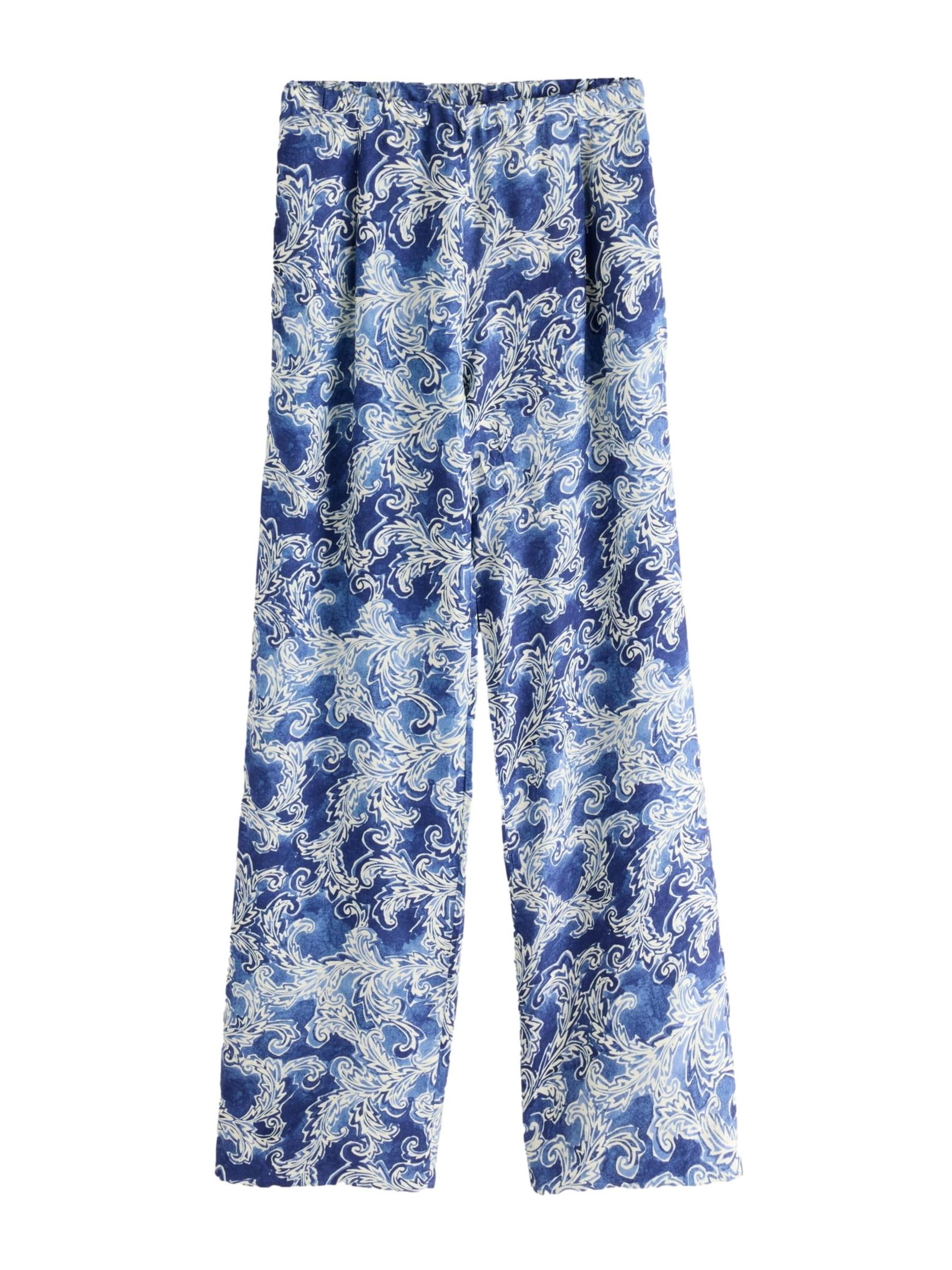 Regular Pantalon à pince Bhoem en bleu : devant