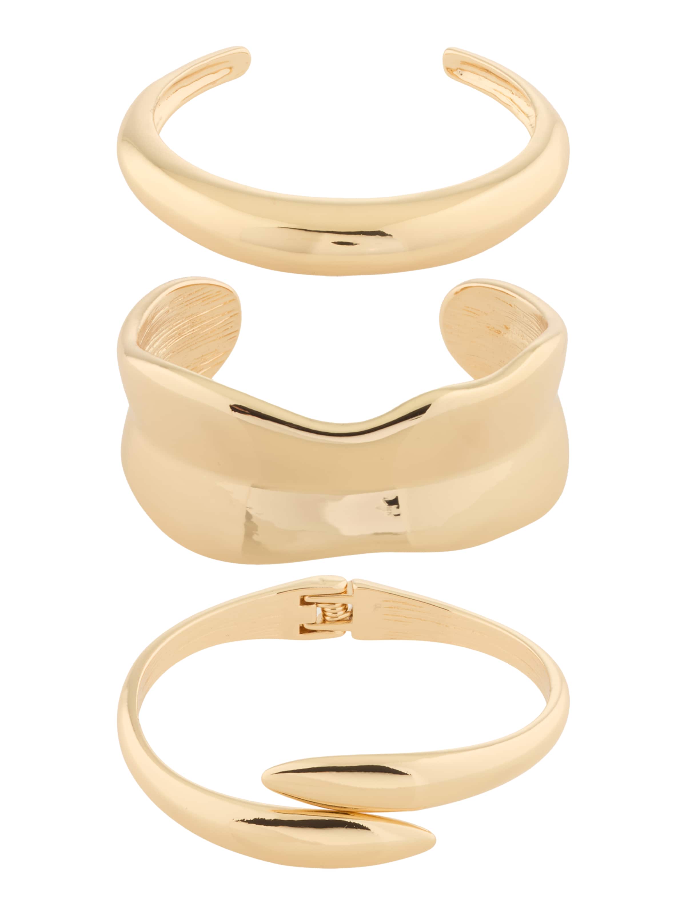 ABOUT YOU Bracelet in Gold: front