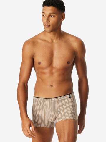 Boxers 'Long Life Soft' SCHIESSER en beige : devant