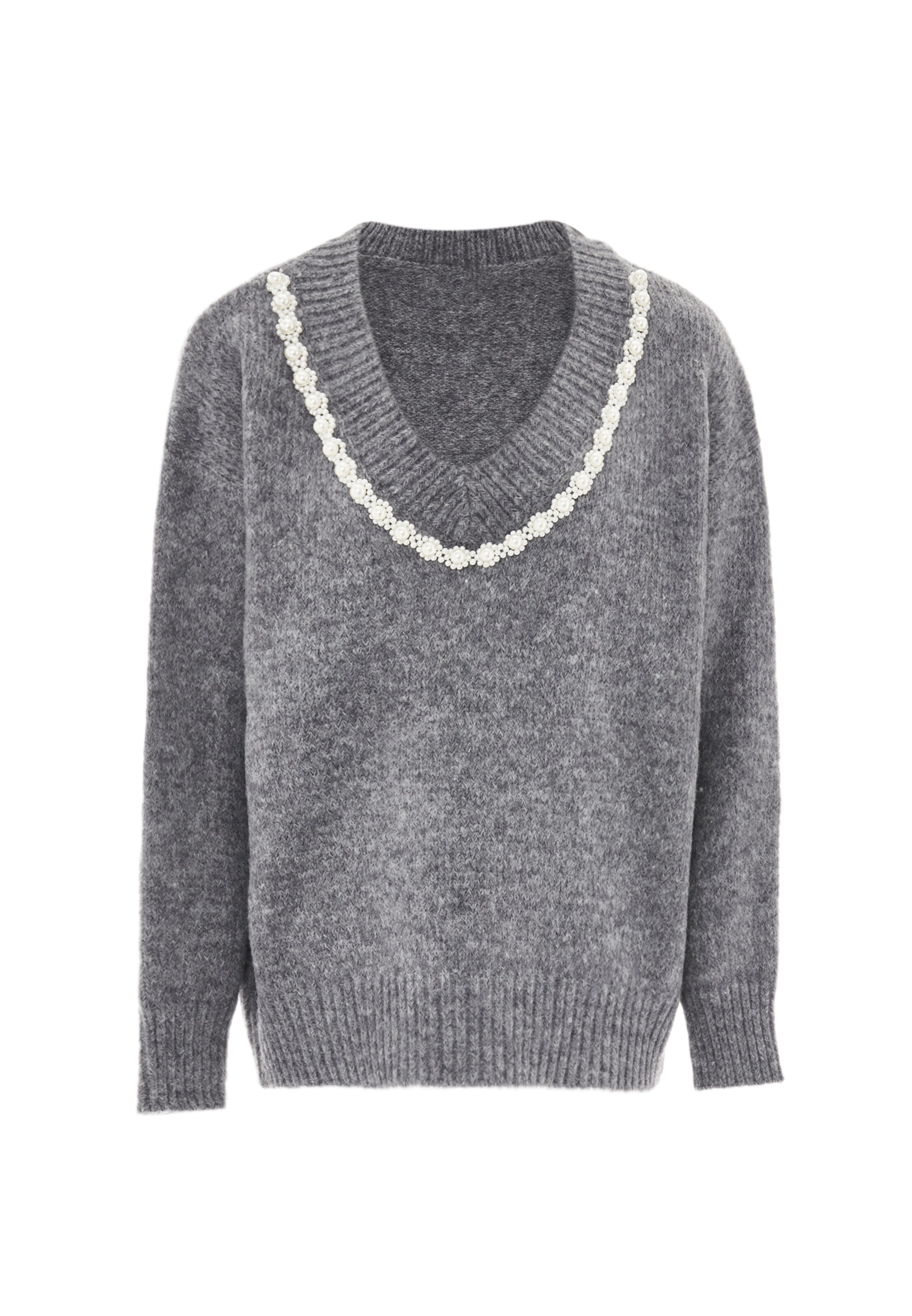 caissa Sweater in Grey: front