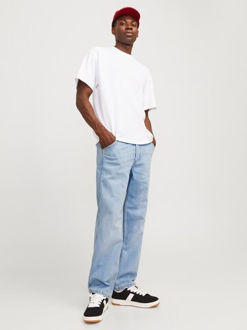 JACK & JONES Regularen Kavbojke 'JJIEDDIE WORKER' | modra barva