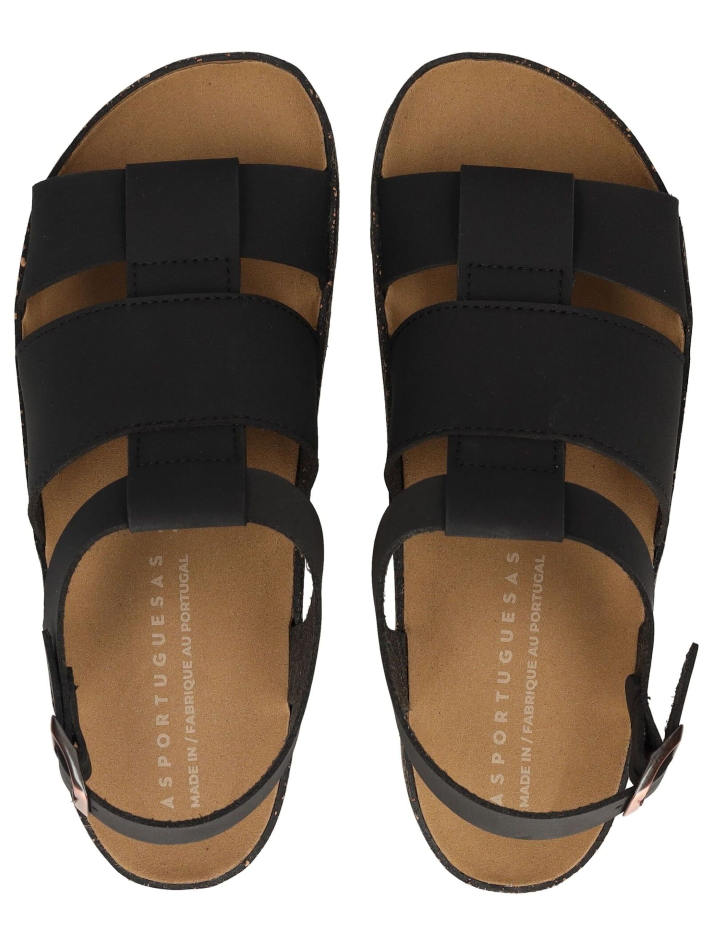 Sandales Asportuguesas en noir