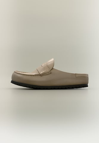 BIRKENSTOCKNatikače s potpeticom 'Naples Wrapped' - smeđa boja