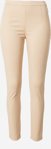 Coupe slim Pantalon PATRIZIA PEPE en beige : devant