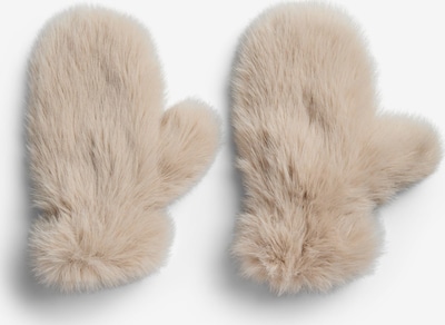 PIECES Fäustlinge 'PCPLUSH' in greige, Produktansicht