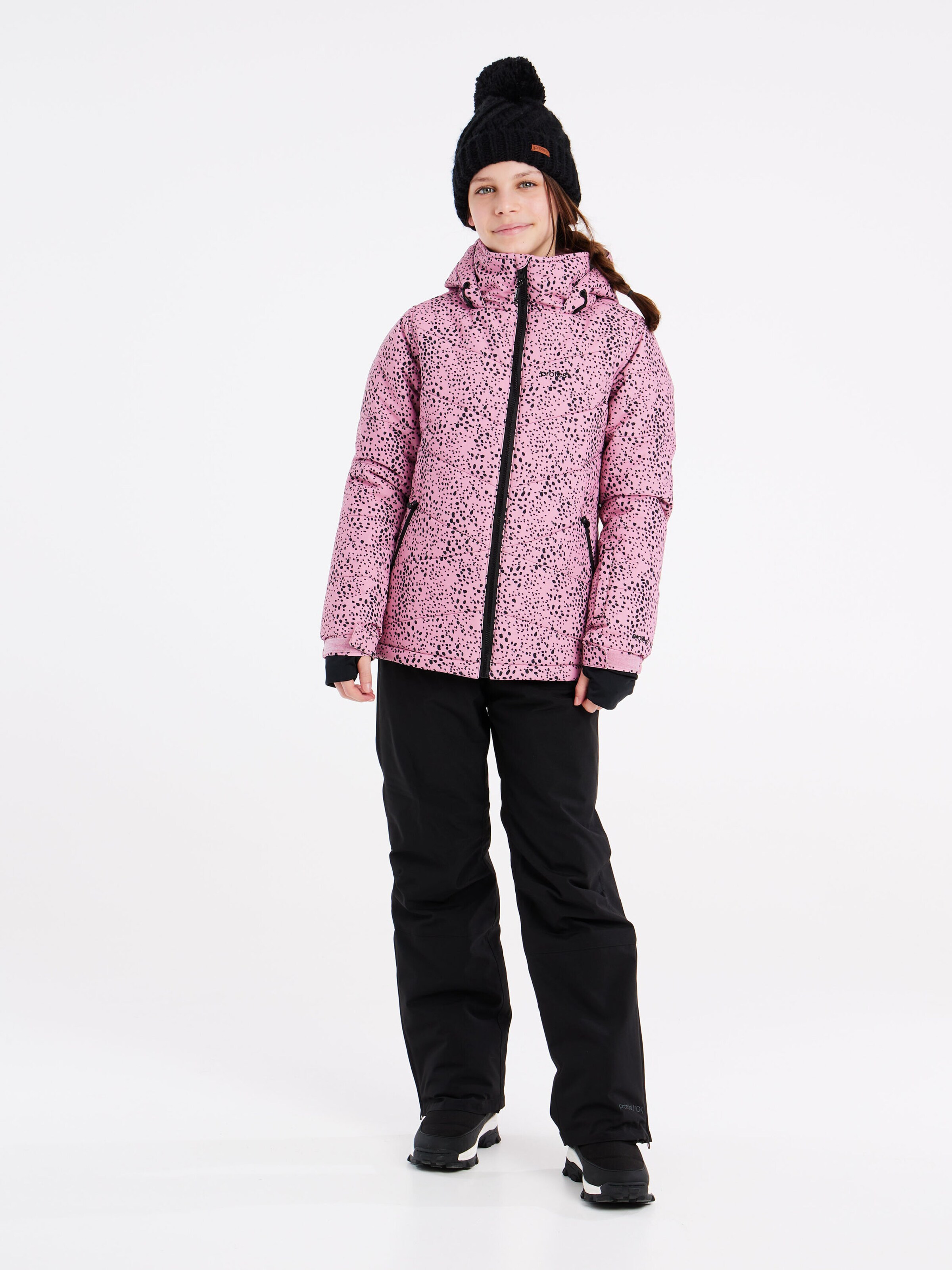 PROTEST Athletic Jacket 'PRTBELLE 23 JR' in Pink