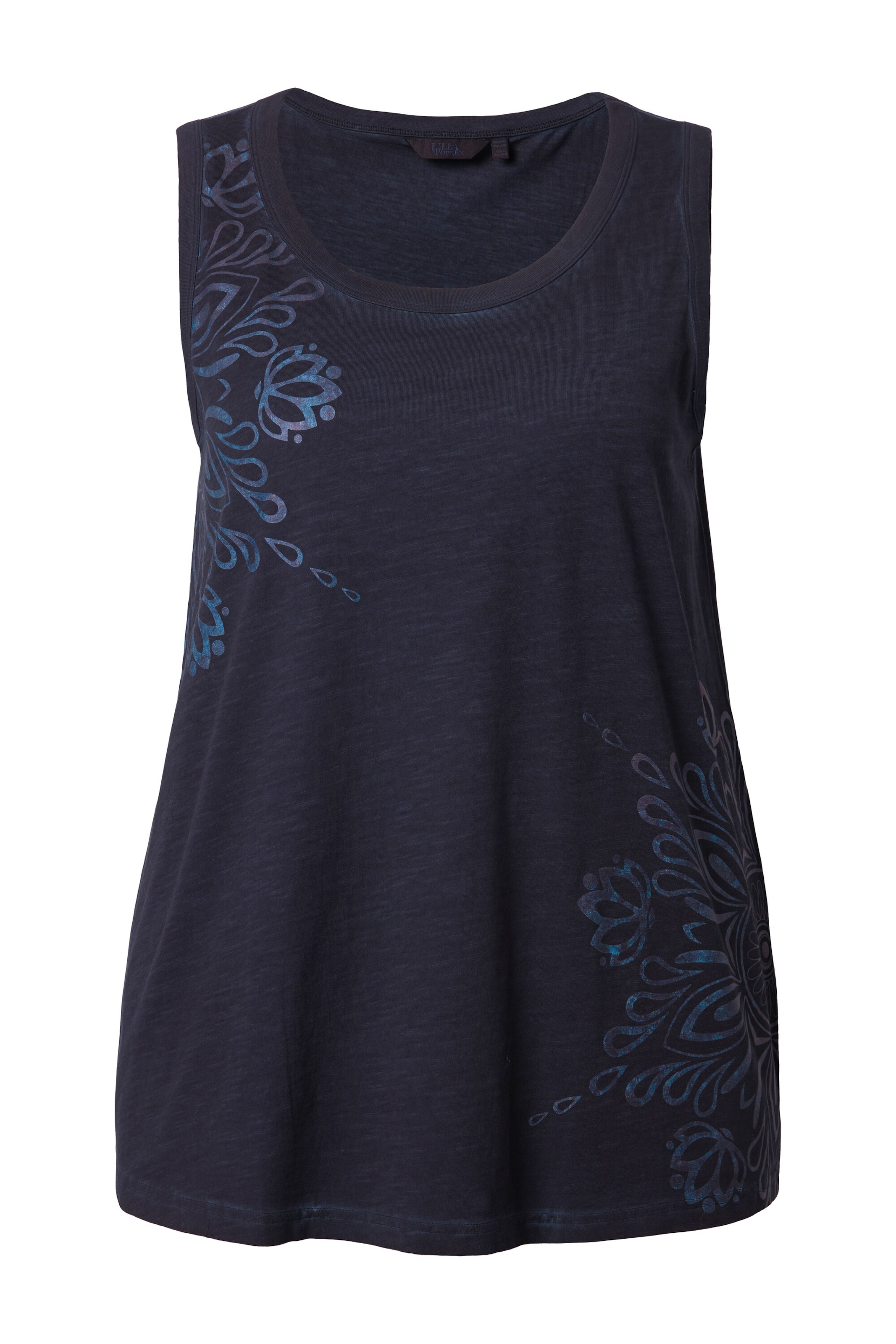 Ulla Popken Top in Zwart: voorkant