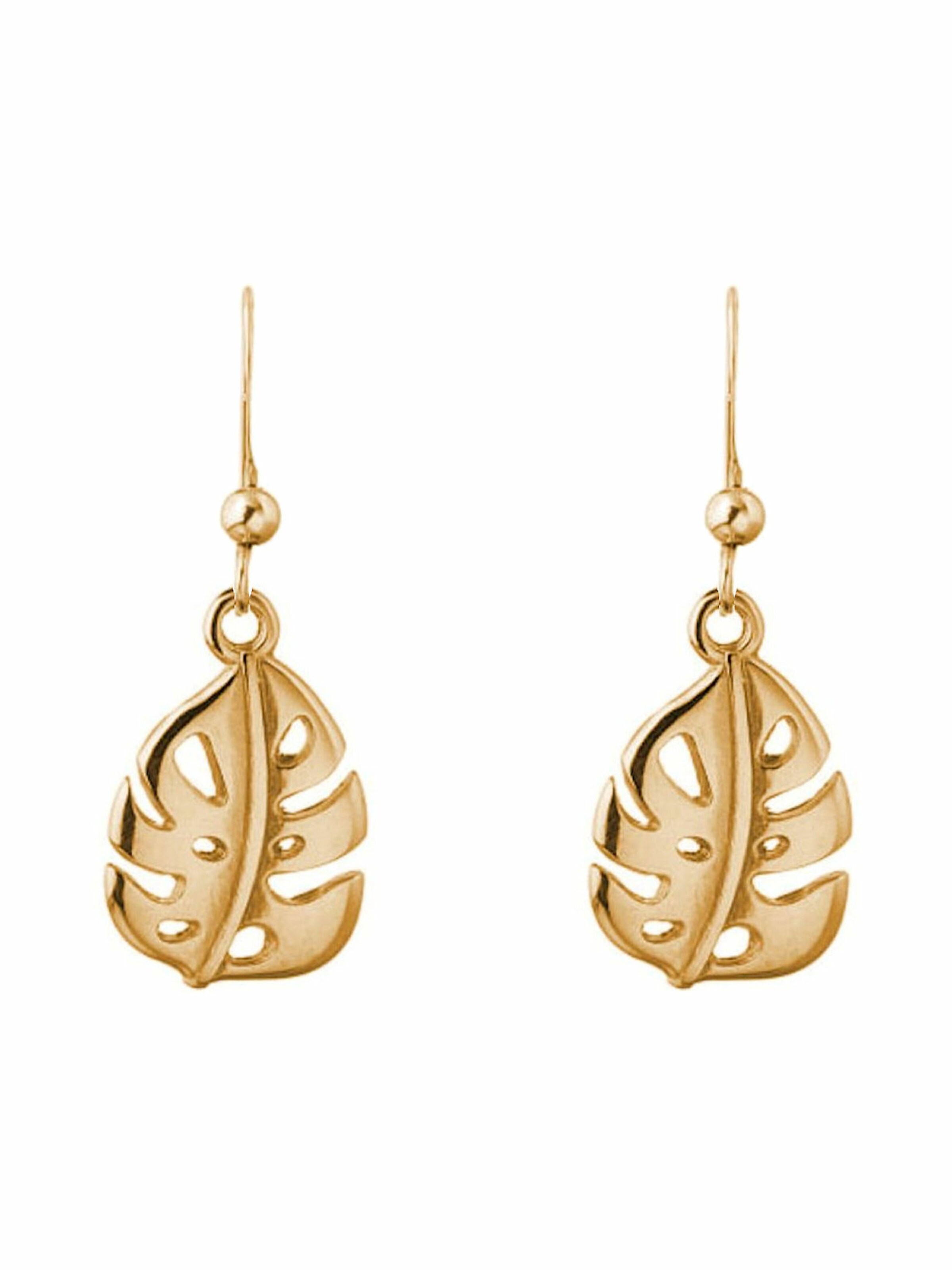 Gemshine Ohrringe in Gold: Vorderseite