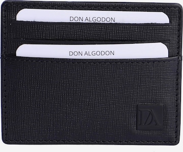 Don Algodon - Cartera 'Tarjetero para hombre Marco de piel con protección RFID' en negro: frente