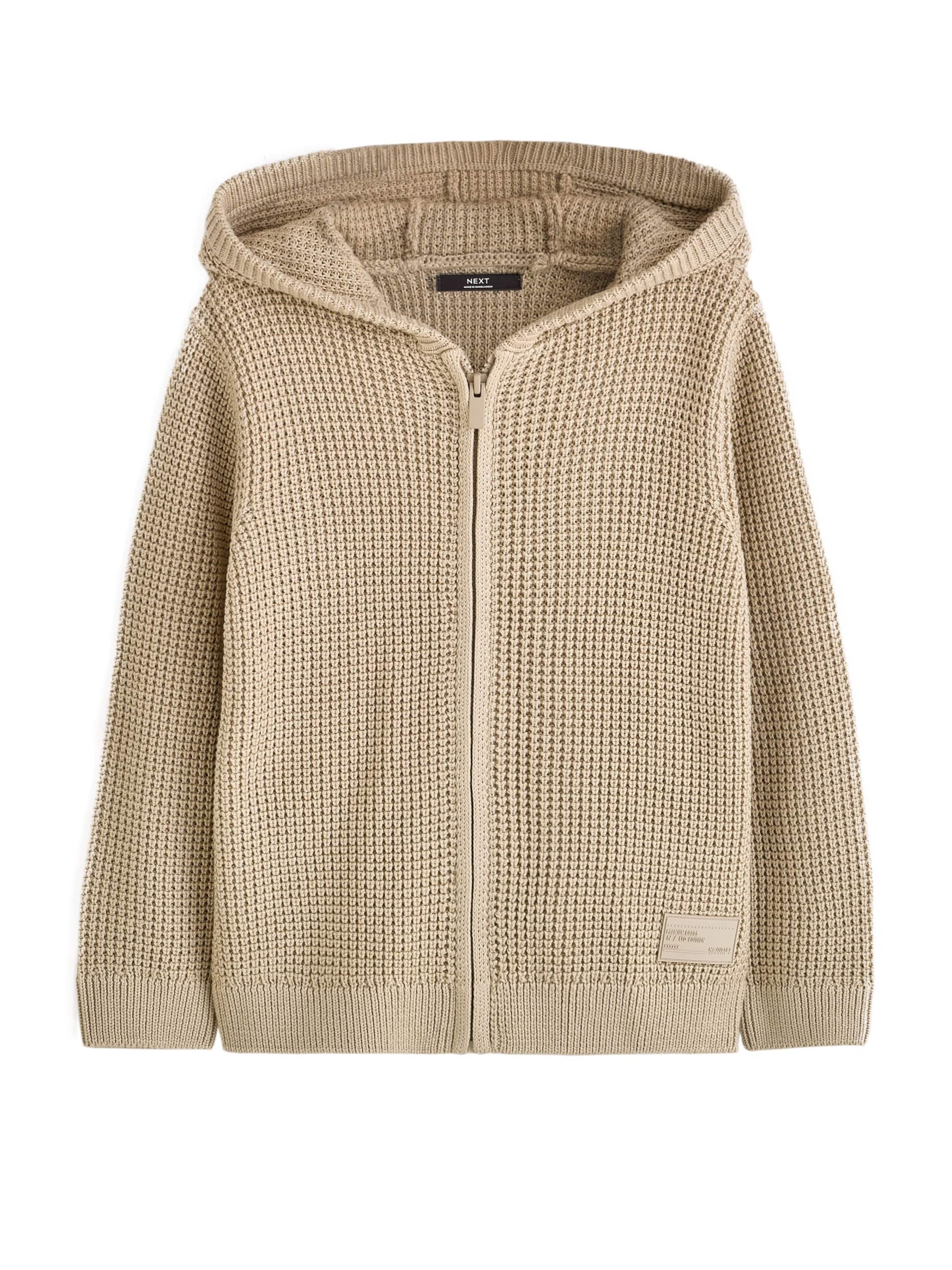 Next Knit cardigan in Brown: front