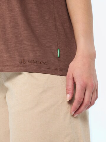 VAUDE Performance shirt 'Moja IV' in Brown