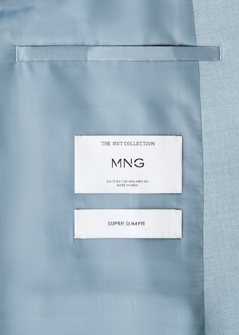 MANGO MAN Super Slim Fit Sakko 'Paris' in Blau