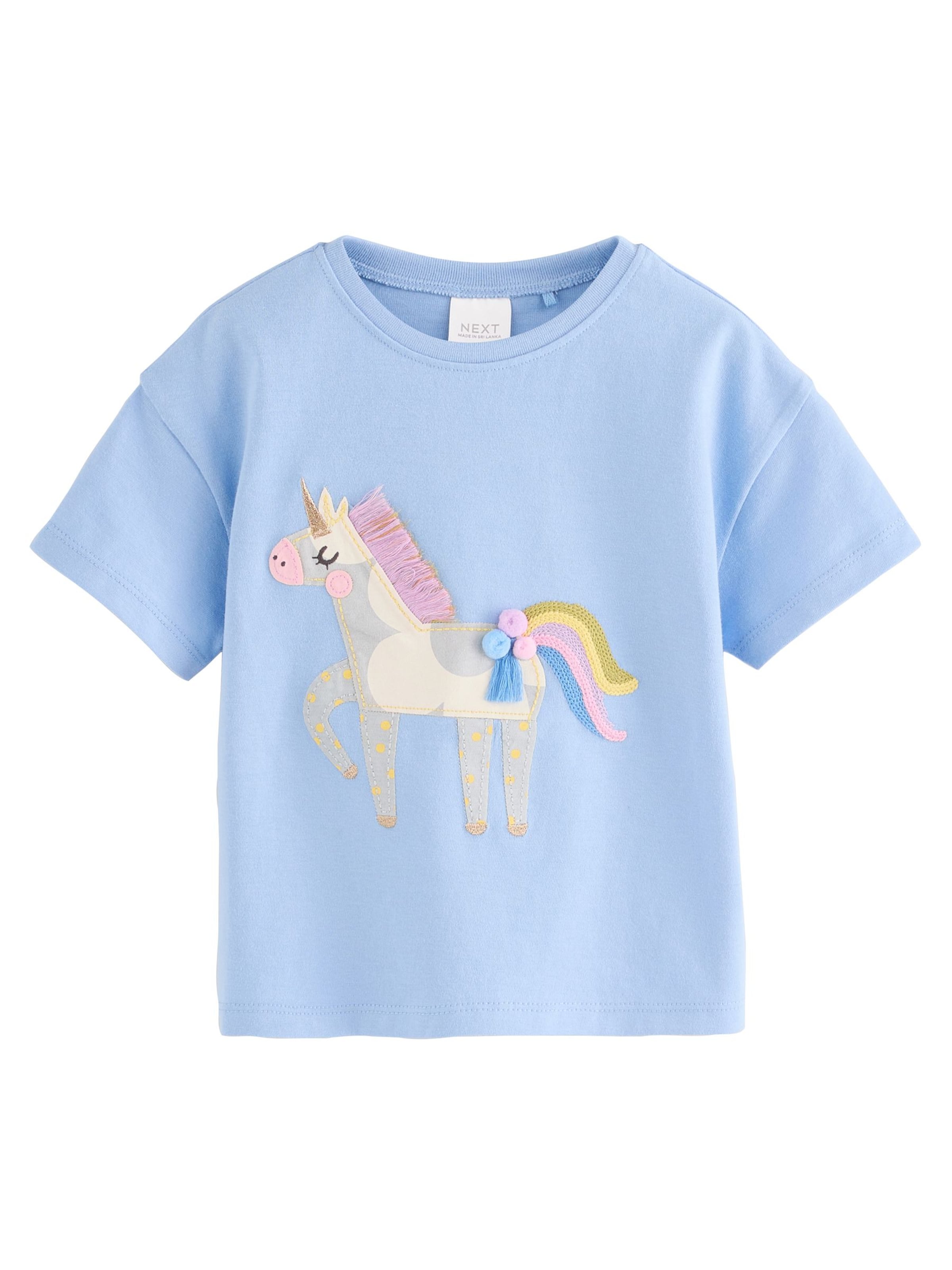 Next Shirt in Blue: front