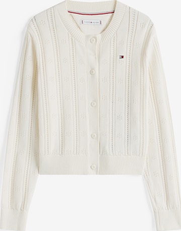 TOMMY HILFIGER Вязаная кофта в Белый: спереди